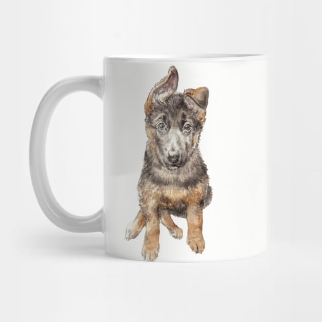 German Shepherd Puppy by wanderinglaur